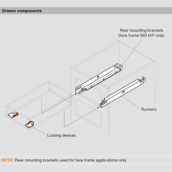 Premium Blum Tandem Soft-Close Undermount Drawer Slides - Image 4