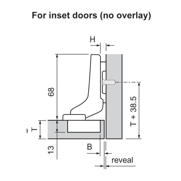 Premium Blum Soft-Close Hinge for Frameless Cabinets - Image 6