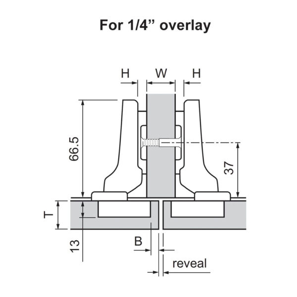 Premium Blum Soft-Close Hinge for Frameless Cabinets - Image 5